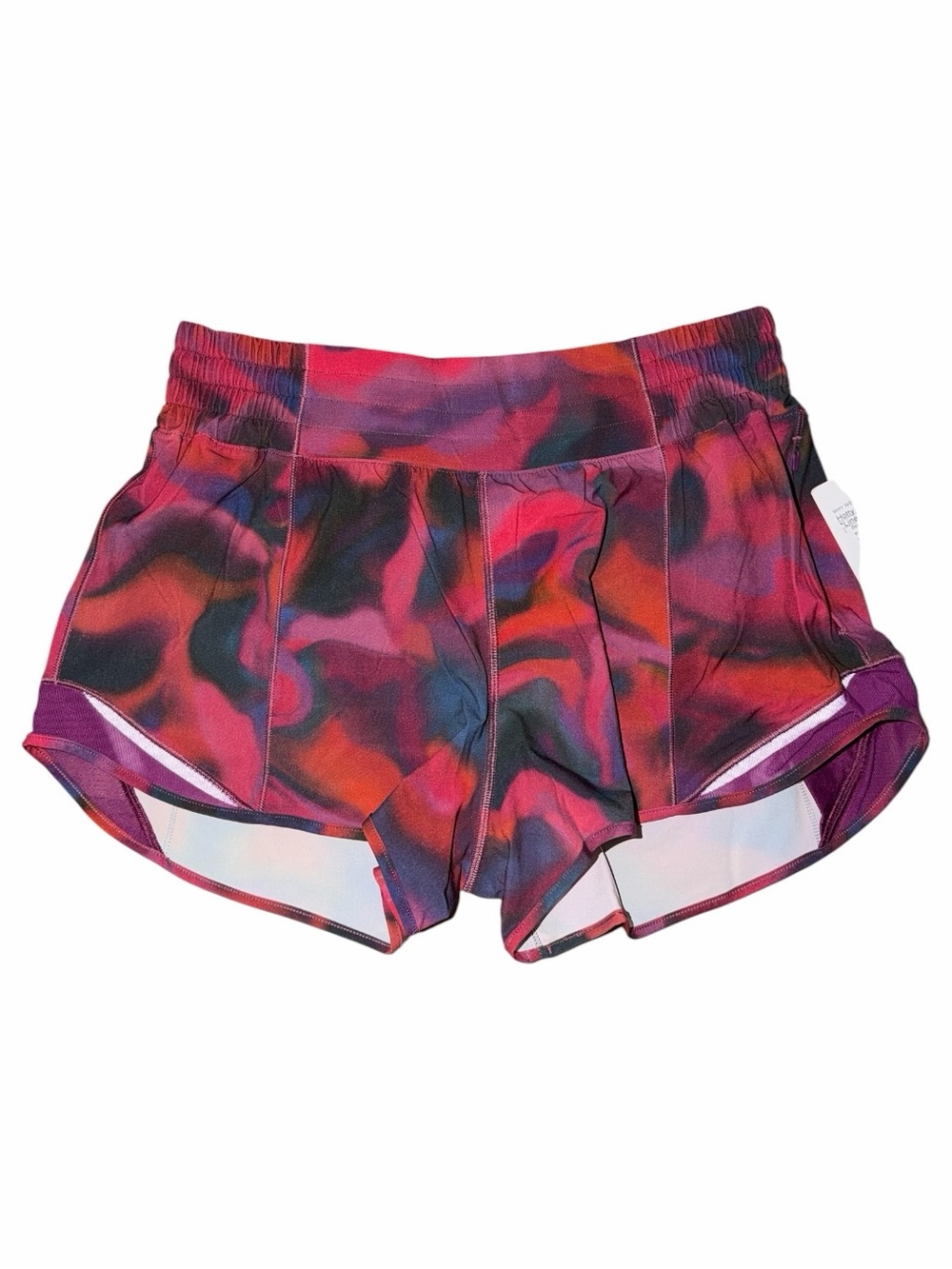 Lululemon Hotty Hot High-Rise Lined Short 2.5” Blend Glow Chilled Grape Sz 8